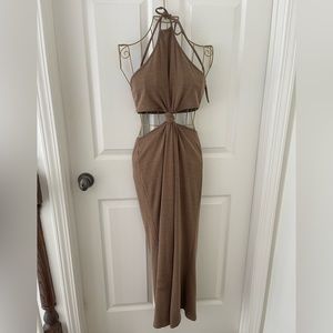 Reverse Halter Dress